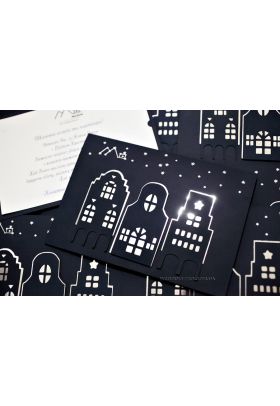Вітальна корпоративна листівка "City"