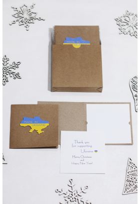 Набір листівок "Мапа - Made in Ukraine" 3Д Набір листівок "Мапа - Made in Ukraine" 3Д
