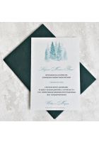 Зимові запрошення "Сніжинка"
