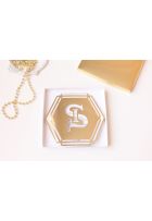Золоте весілля запрошення "Геометрія Deluxe"